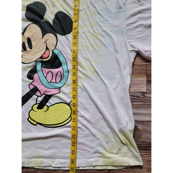 Divided By H&M Mickey Mouse Disney T-Shirt Size Large Tie Dye PreOwned - Picture 2 of 10